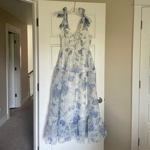 Unworn Cider Floral Tiered Dress